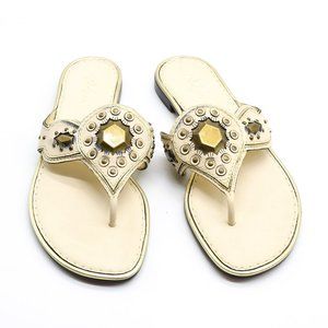 Cole Haan Cream Gold Sandal 9.5